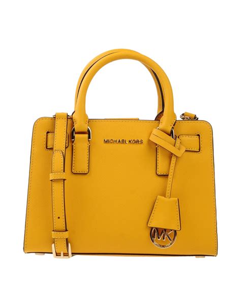 michael kors yellow purse with flowers|Michael Kors yellow tote bag.